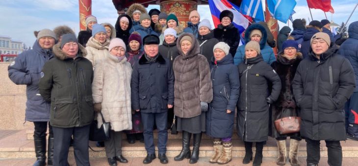 СОТРУДНИКИ РЕСПУБЛИКАНСКОЙ БОЛЬНИЦЫ №1 ПРИНЯЛИ УЧАСТИЕ В МИТИНГЕ, ПОСВЯЩЕННОМ ДНЮ ЗАЩИТНИКА ОТЕЧЕСТВА